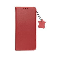 Xiaomi Pouzdro / obal na Xiaomi Redmi 12C červené - knížkové Leather SMART PRO