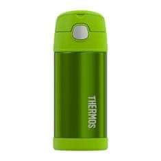 Thermos Funtainer dětská termoska s brčkem 355 ml - květy