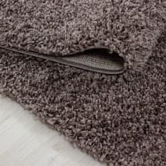 Oaza koberce Světle hnědý huňatý koberec 100 cm x 200 cm
