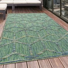 Oaza koberce Venkovní koberec Bahama 3D diamond green 160 cm x 230 cm