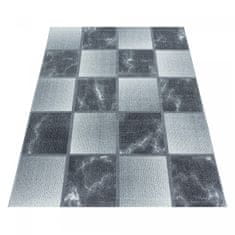Oaza koberce Ottawa moderní koberec čtverce šedý 120 cm x 170 cm