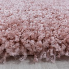 Oaza koberce Sydney shaggy koberec růžový 140 cm x 200 cm