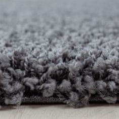 Oaza koberce Šedý huňatý koberec 120 cm x 170 cm