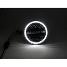 motoLEDy Přední světlo 7" LED potkávací, dálkové, poziční, denní svícení, směrovky1ks