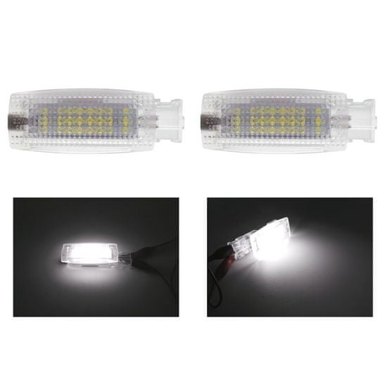 motoLEDy Náhradní LED světlo pro Seat - pro zrcadlo LED 2x450lm, sada 2ks