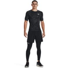 Under Armour Tričko běžecké černé L HG Armour Comp Print SS