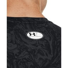 Under Armour Tričko běžecké černé L HG Armour Comp Print SS