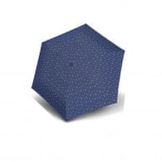 Knirps US.050 RAIN BLUE - lehký dámský skládací plochý deštník