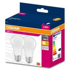 Osram 2x LED žárovka E27 A60 8,5W = 60W 806lm 2700K Teplá bílá