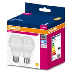 Osram 2x LED žárovka E27 A60 19W = 150W 2452lm 4000K Neutrální bílá