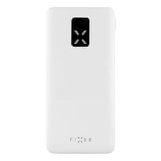 FIXED Powerbanka Zen 10 s LCD displejem a výstupem PD 20W, 10 000 mAh FIXZEN-10-WH, bílá