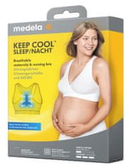 Medela Noční těhotenská a kojicí podprsenka Keep Cool, bílá L