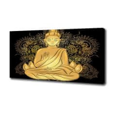 Wallmuralia Foto-obraz canvas na rámu Sedící buddha 125x50 cm