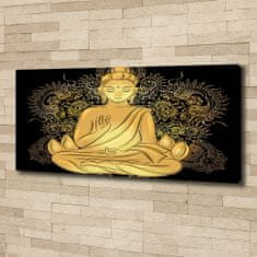 Wallmuralia Foto-obraz canvas na rámu Sedící buddha 125x50 cm