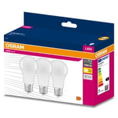 Osram 3x LED žárovka E27 A60 10W = 75W 1055lm 2700K Teplá bílá