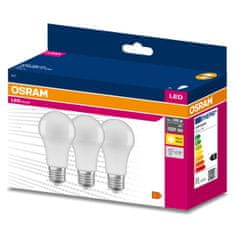 Osram 3x LED žárovka E27 A60 13W = 100W 1521lm 3000K Teplá bílá