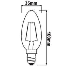 Osram LED žárovka E14 SVÍČKA 2,5W = 22W 220lm 2400K Teplá bílá