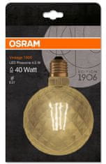 Osram LED žárovka E27 PINECONE/ŠIŠKA 4,5W = 40W 470lm 2500K Teplá bílá