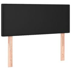 Greatstore Čelo postele s LED černé 80 x 5 x 78/88 cm umělá kůže