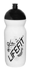 LIFEFIT Cyklo láhev G-600, 600ml, bílá