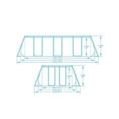 Bestway Power Steel Frame 4,12 x 2,01 x 1,22 m 56456