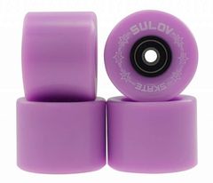 Sulov Kolečka Penny board PASTEL PURPLE 60 x 45mm 85A (sada 4ks s ložisky ABEC-7 chrome)