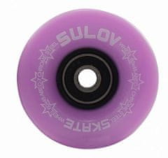 Sulov Kolečka Penny board PASTEL PURPLE 60 x 45mm 85A (sada 4ks s ložisky ABEC-7 chrome)