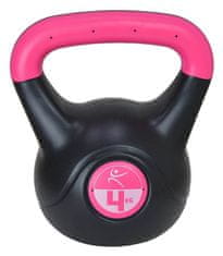 LIFEFIT Činka Kettlebell Vinyl LIIFEFIT 4kg