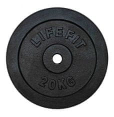 LIFEFIT Kotouč 20kg, kovový, pro 30mm tyč