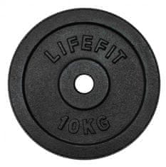 LIFEFIT Kotouč 10kg, kovový, pro 30mm tyč