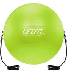 LIFEFIT Gymnastický míč s expanderem GYMBALL EXPAND 75 cm