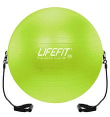 LIFEFIT Gymnastický míč s expanderem GYMBALL EXPAND 65 cm