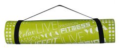 LIFEFIT Podložka YOGA MAT EXKLUZIV , 100x60x1cm, světle zelená