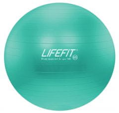 LIFEFIT Gymnastický míč ANTI-BURST 65 cm, tyrkysový