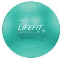 LIFEFIT Gymnastický míč ANTI-BURST 85 cm, tyrkysový