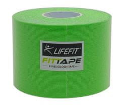 LIFEFIT Kinesiontape 5cmx5m, světle zelená