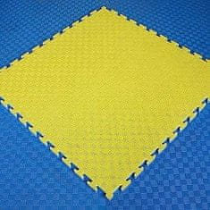 SEDCO TATAMI -TAEKWONDO PUZZLE podložka oboustranná 100x100x2,5 cm - žlutá/modrá