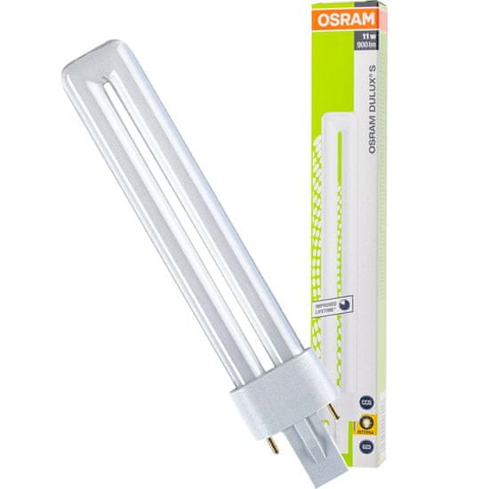 Osram Zářivka G23 DULUX S 11W 900lm 2700K Teplá bílá