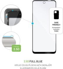 FIXED ochranné sklo Full-Cover pro Motorola Moto E32s, s lepením přes celý displej, černá