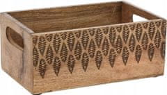 Koopman Dřevěná dekorativní krabička na drobnosti 28 cm