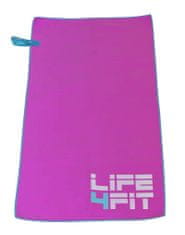 LIFEFIT rychleschnoucí ručník z mikrovlákna 105x175cm, fialový