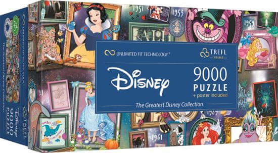 Trefl Puzzle UFT Disney: V průběhu let 9000 dílků