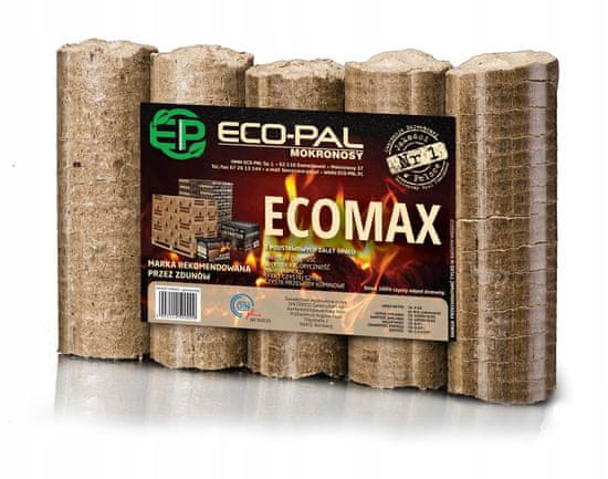 Eco-Pal Dřevěné brikety do krbu Ecomax 6 kg