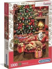 Clementoni  Puzzle Vánoční kolekce: Vánoce u krbu 1000 dílků