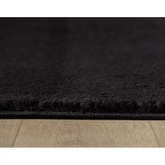 Ayyildiz Kusový koberec Catwalk 2600 Black kruh 120x120 (průměr) kruh