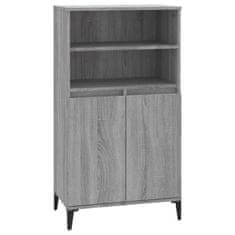 Vidaxl Skříň highboard šedá sonoma 60 x 36 x 110 cm kompozitní dřevo