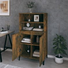 Vidaxl Skříň highboard kouřový dub 60 x 36 x 110 cm kompozitní dřevo