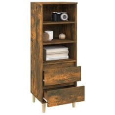 Vidaxl Skříň highboard kouřový dub 40 x 36 x 110 cm kompozitní dřevo