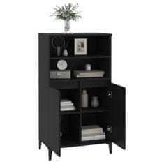 Vidaxl Skříň highboard černá 60 x 36 x 110 cm kompozitní dřevo