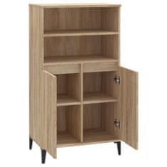 Vidaxl Skříň highboard dub sonoma 60 x 36 x 110 cm kompozitní dřevo